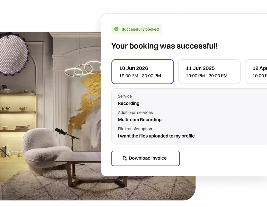 Podyx payment and invoicing features
